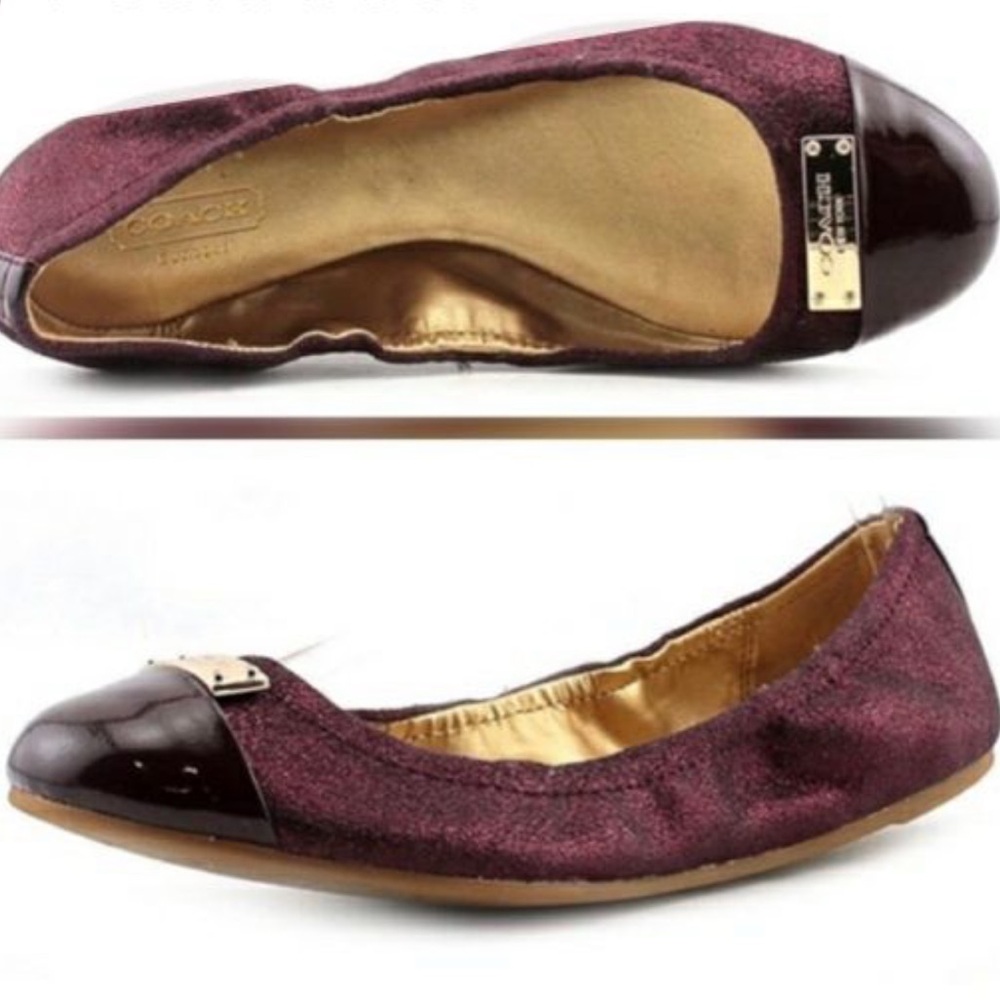 Coach Darsi cap toe ballet flats
